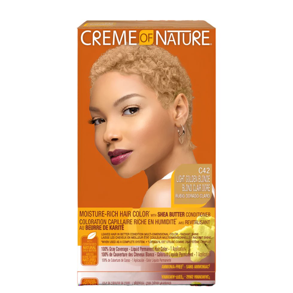 Creme of Nature Moisture - Rich Liquid Hair Color with Shea Butter Conditioner – Nourishing Permanent Color (10 Lush Shades) - Beauty Exchange Beauty Supply