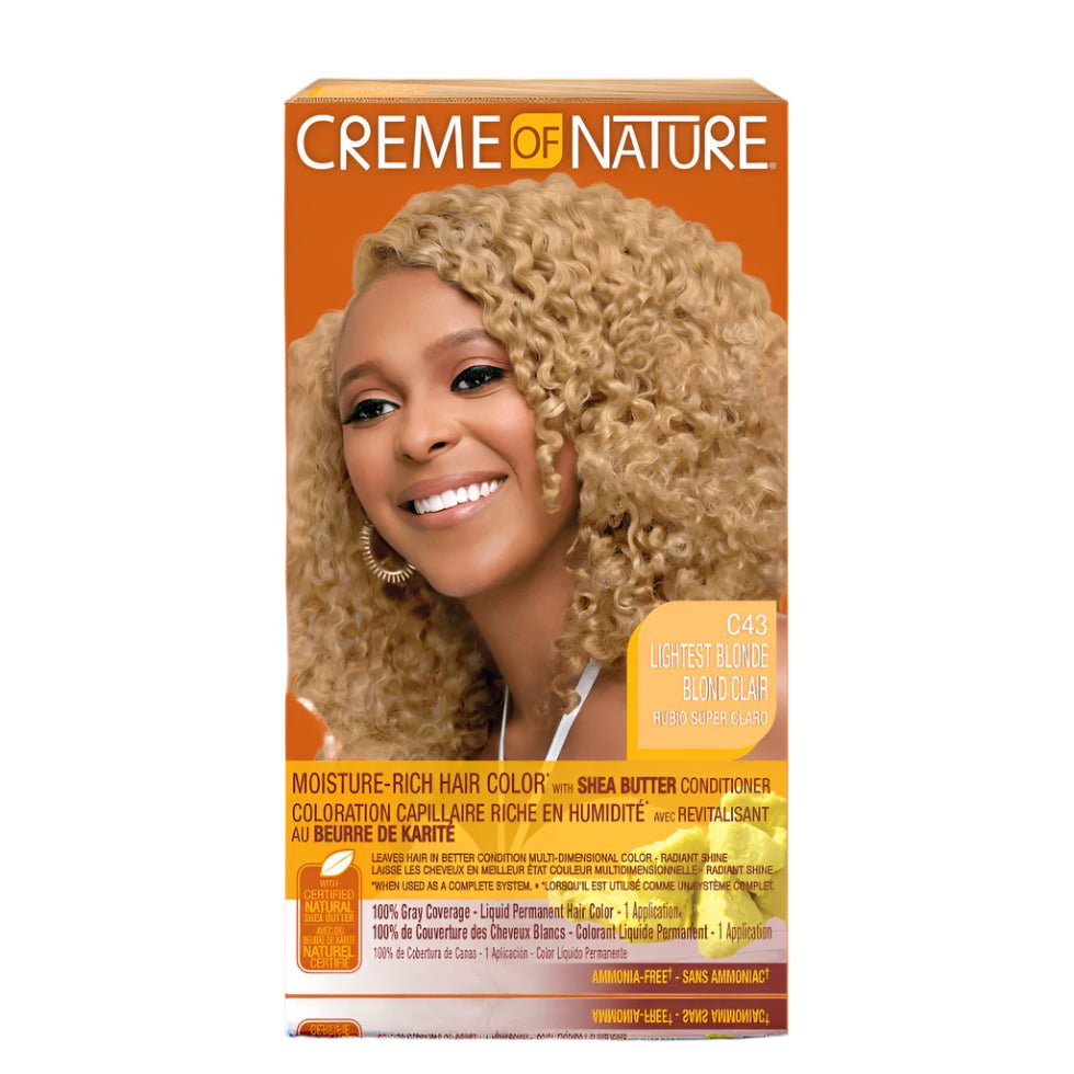Creme of Nature Moisture - Rich Liquid Hair Color with Shea Butter Conditioner – Nourishing Permanent Color (10 Lush Shades) - Beauty Exchange Beauty Supply