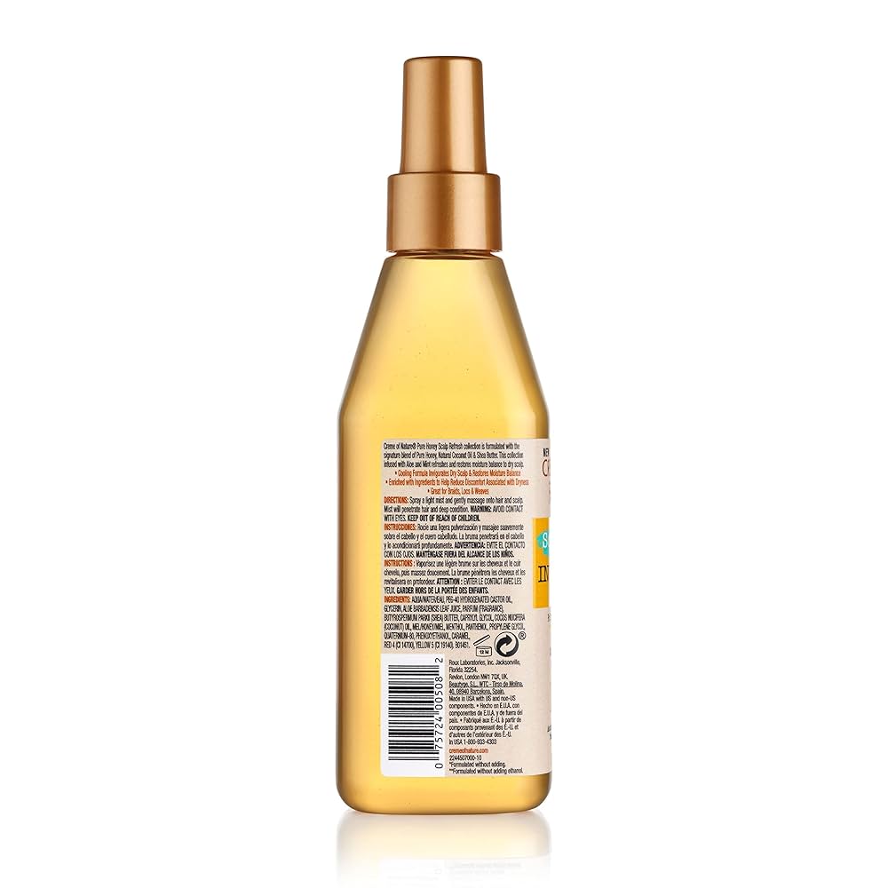 Creme of Nature Pure Honey Scalp Refresh Invigorating Leave - In ā 8 oz - Beauty Exchange Beauty Supply