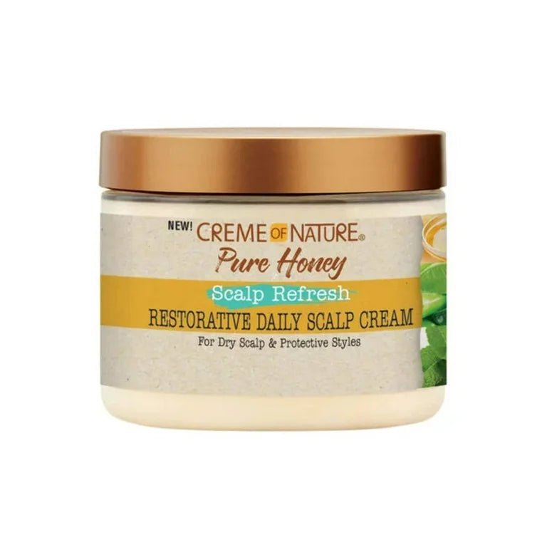 Creme of Nature Pure Honey Scalp Refresh Restorative Daily Scalp Cream ā 4.7 oz - Beauty Exchange Beauty Supply