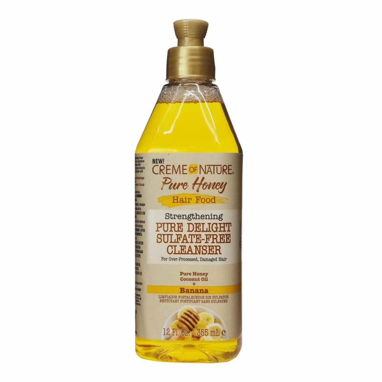 Creme of Nature Pure Honey Strengthening Cleanser 11.5oz - Beauty Exchange Beauty Supply