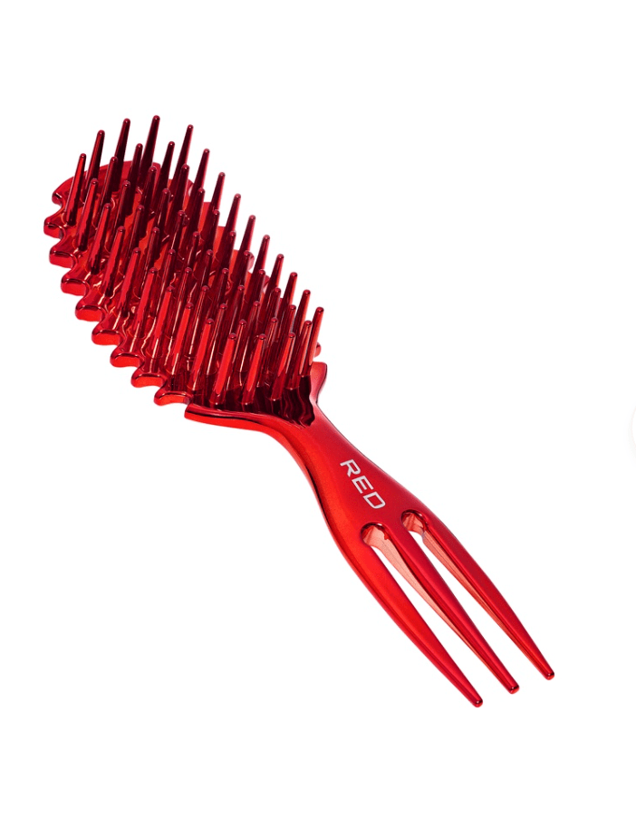 Curl & Care Chrome Detangling Brush – Multiple Colors - Beauty Exchange Beauty Supply