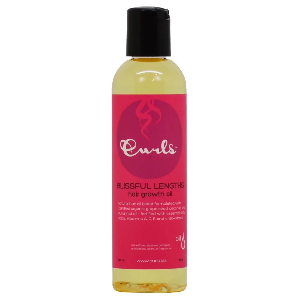 CURLS Blissful Lengths Hair Growth Oil – 4 fl oz - Beauty Exchange Beauty Supply