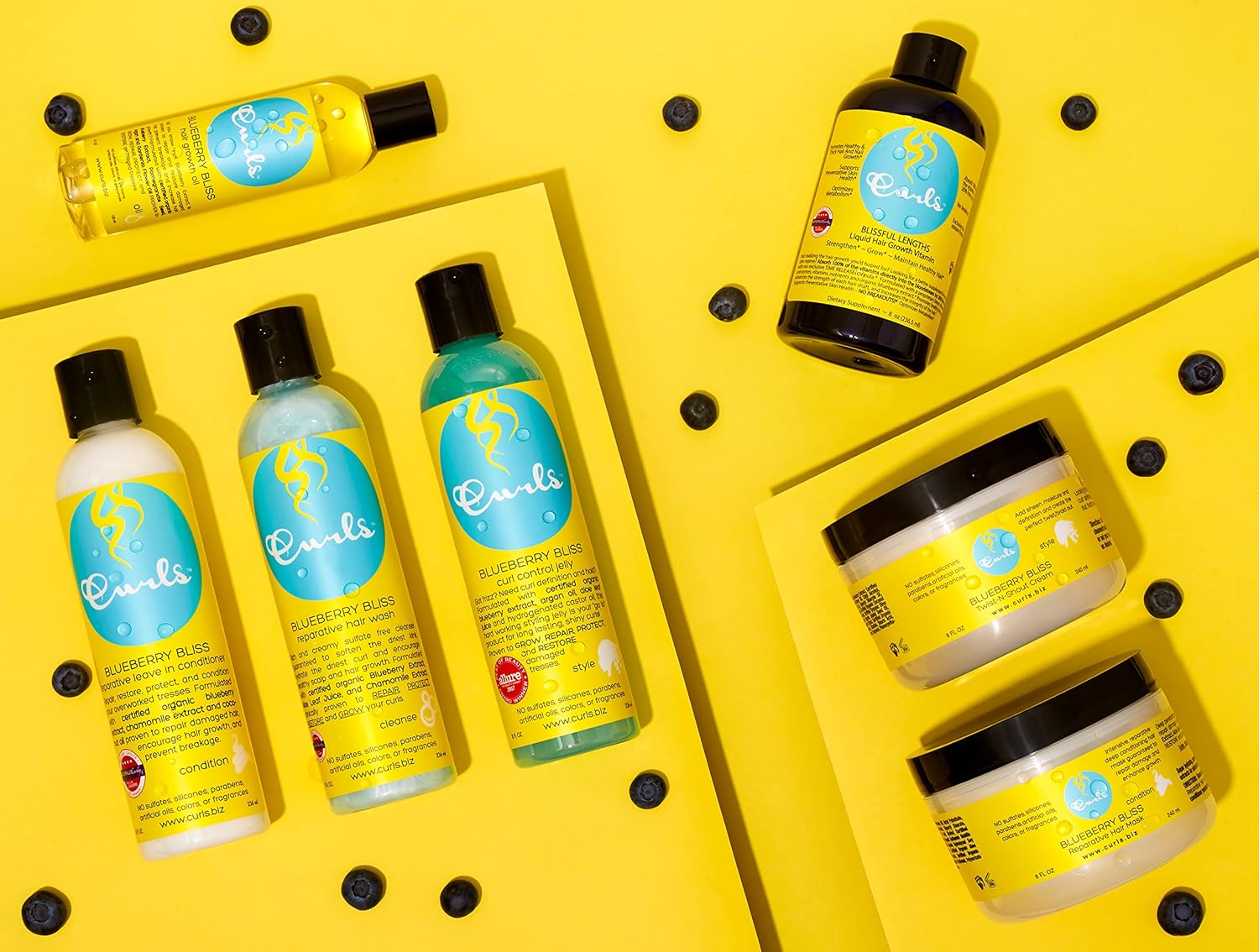 Curls Blueberry Bliss Curl Control Jelly – 8 oz - Beauty Exchange Beauty Supply