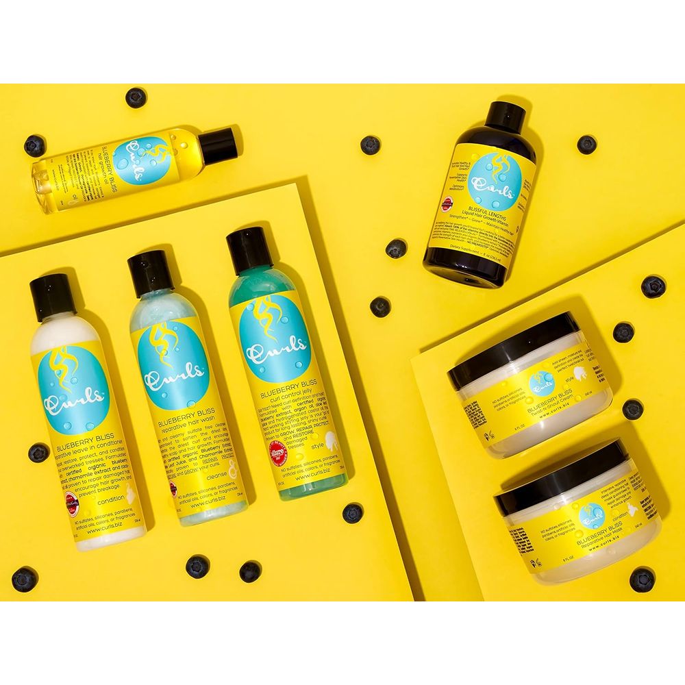 Curls Blueberry Bliss Curl Control Jelly – 8 oz - Beauty Exchange Beauty Supply