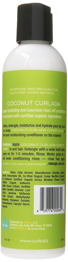 CURLS Coconut CURLada Conditioner – 8 fl oz - Beauty Exchange Beauty Supply