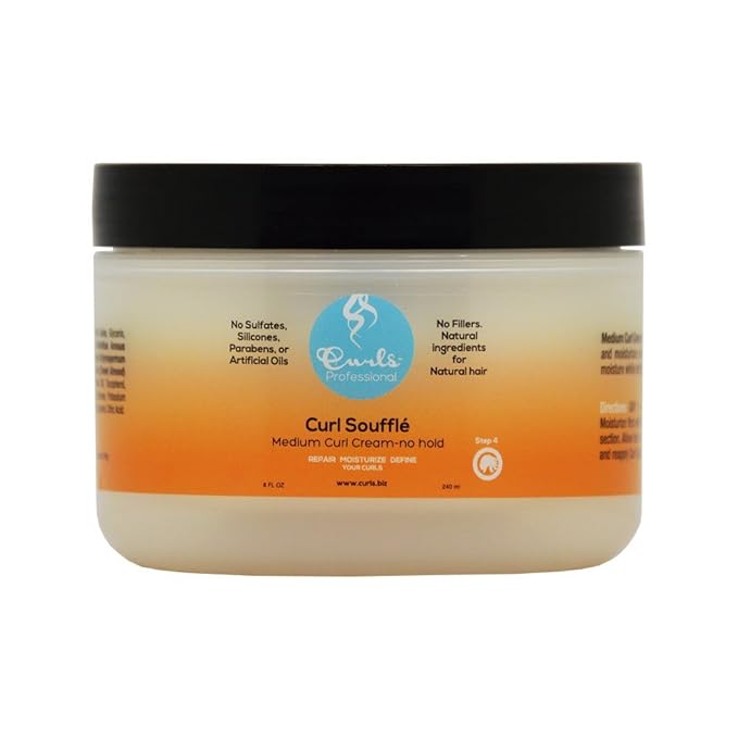 CURLS Curl Soufflé Medium Curl Styling Cream – 8 oz - Beauty Exchange Beauty Supply