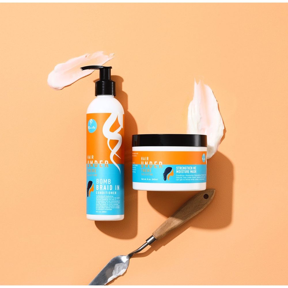 Curls Hair Under There Detox & Braid Care Duo – 8 oz (Choose: Cleansing Shampoo or Braid - In Conditioner) - Beauty Exchange Beauty Supply