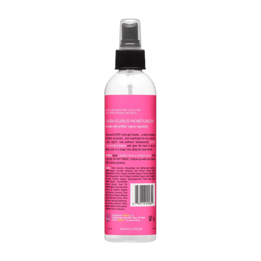 Curls Moisturizing Spray - 8 Oz | Hydrate, Refresh & Revive Natural Curls - Beauty Exchange Beauty Supply