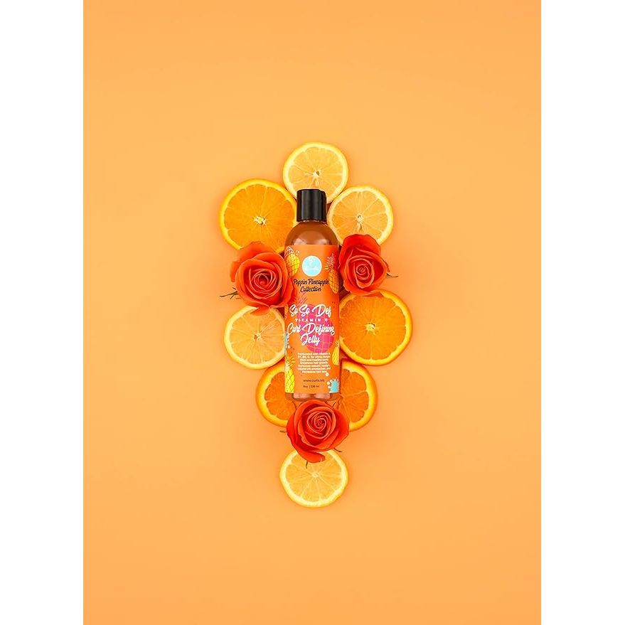 Curls Poppin’ Pineapple Vitamin C Collection – 8 oz (Choose: Shampoo, Leave - In Conditioner, or Defining Jelly) - Beauty Exchange Beauty Supply