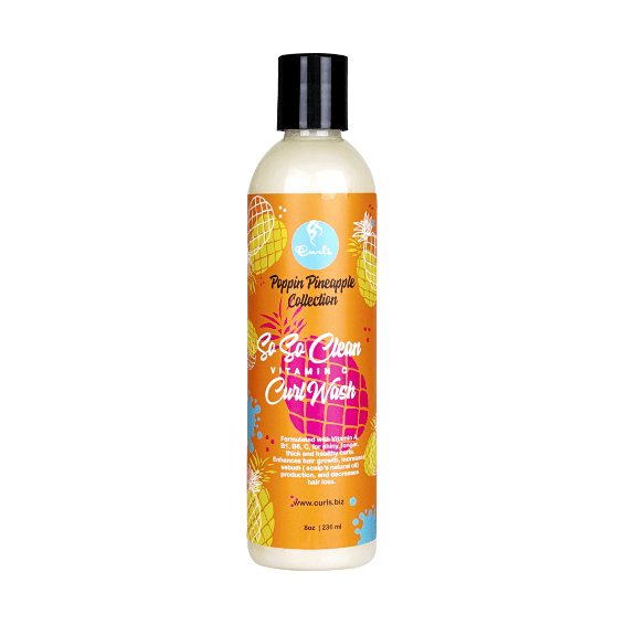 Curls Poppin’ Pineapple Vitamin C Collection – 8 oz (Choose: Shampoo, Leave - In Conditioner, or Defining Jelly) - Beauty Exchange Beauty Supply