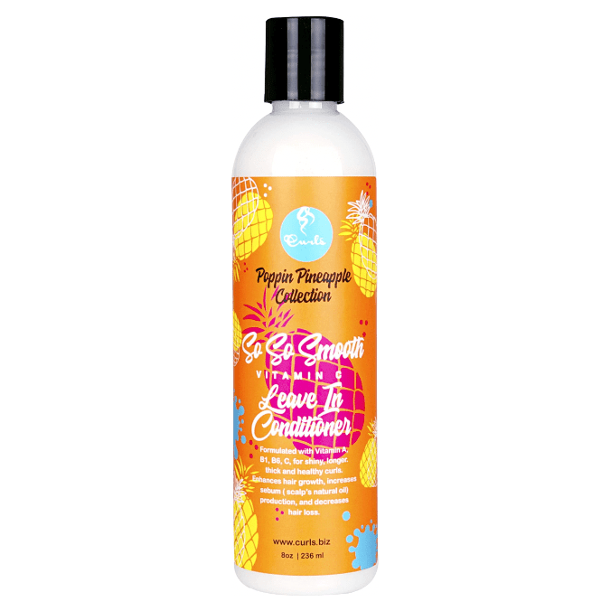Curls Poppin’ Pineapple Vitamin C Collection – 8 oz (Choose: Shampoo, Leave - In Conditioner, or Defining Jelly) - Beauty Exchange Beauty Supply