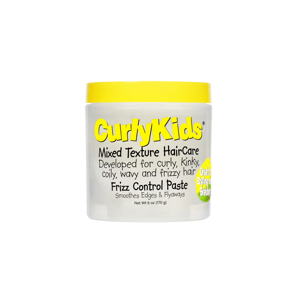 Curly Kids Mixed Texture Haircare | 2 Variants - Curly Gel & Frizz Control Paste | Curly, Coily & Wavy Hair – 6oz - Beauty Exchange Beauty Supply