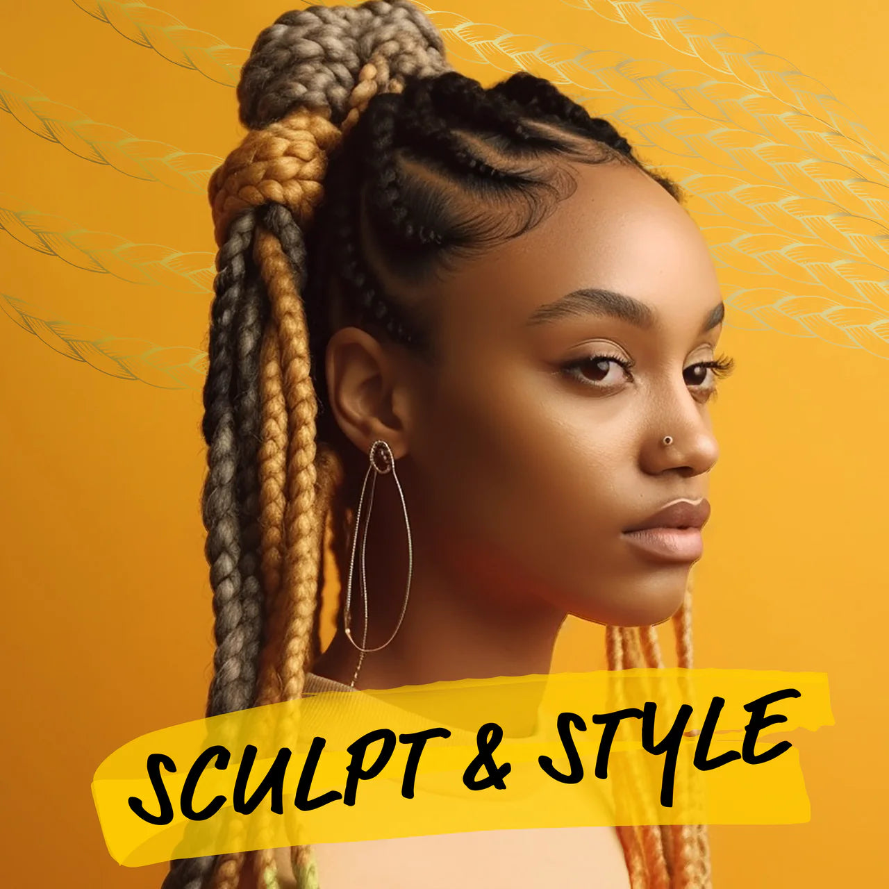 EBIN Braid Formula Gel – Soft & Regular Hold