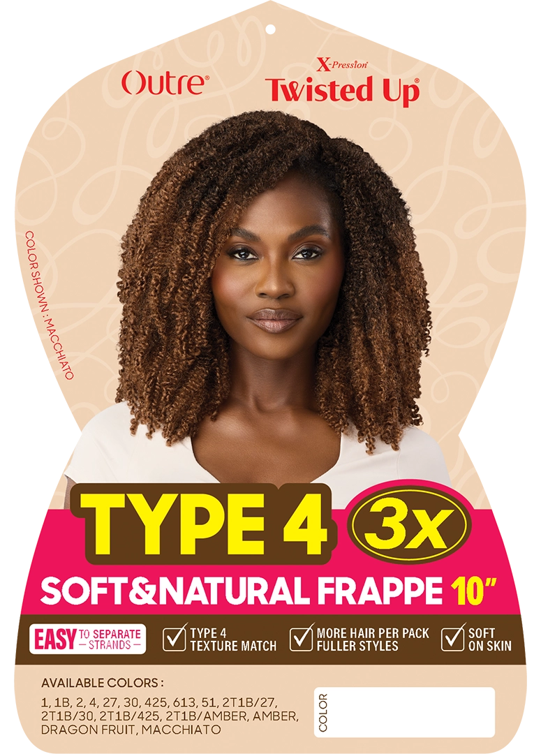 Outre Xpression Type 4 Soft & Natural – 3X Frappe 10"