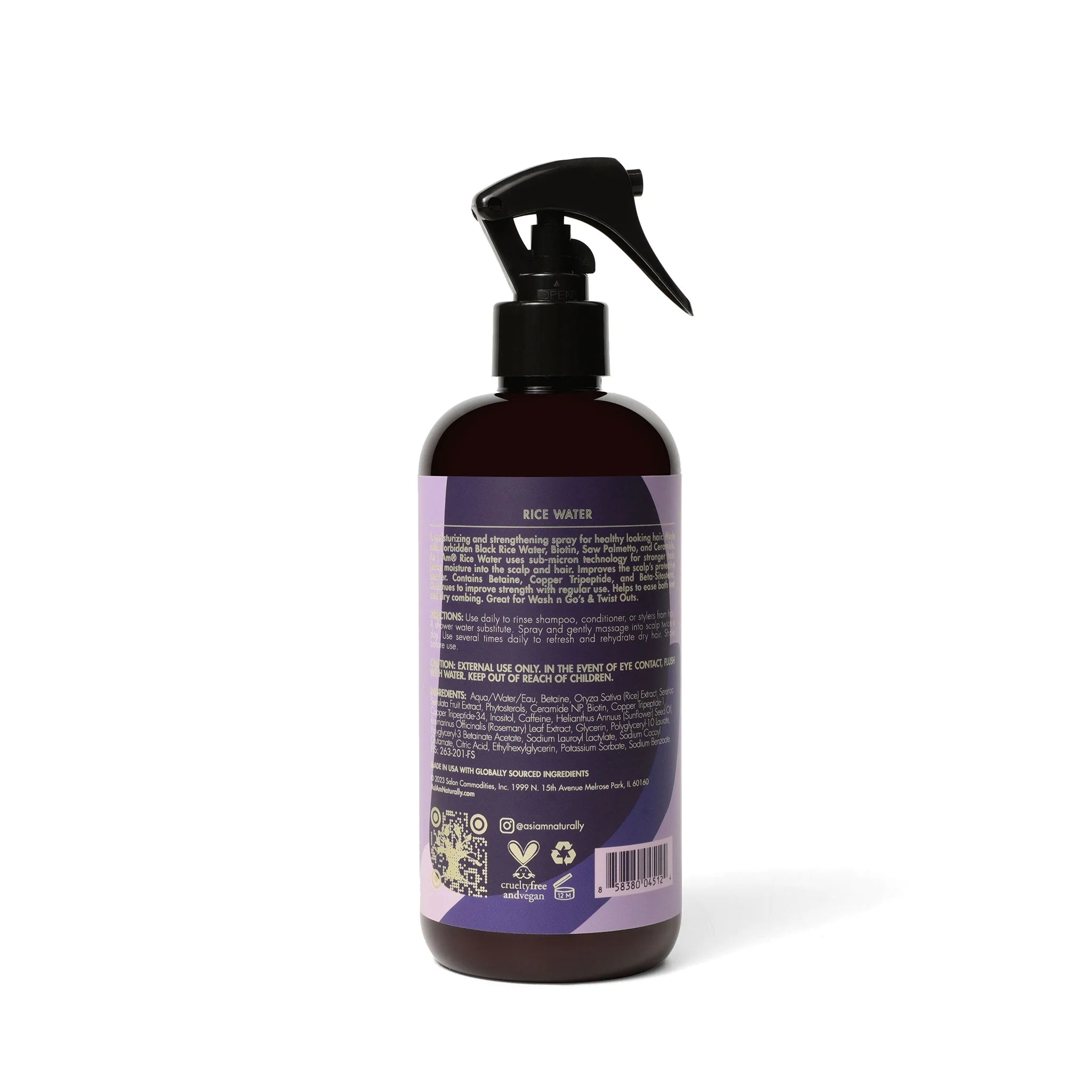 As I Am Rice Water Hair Spray – 16 fl oz