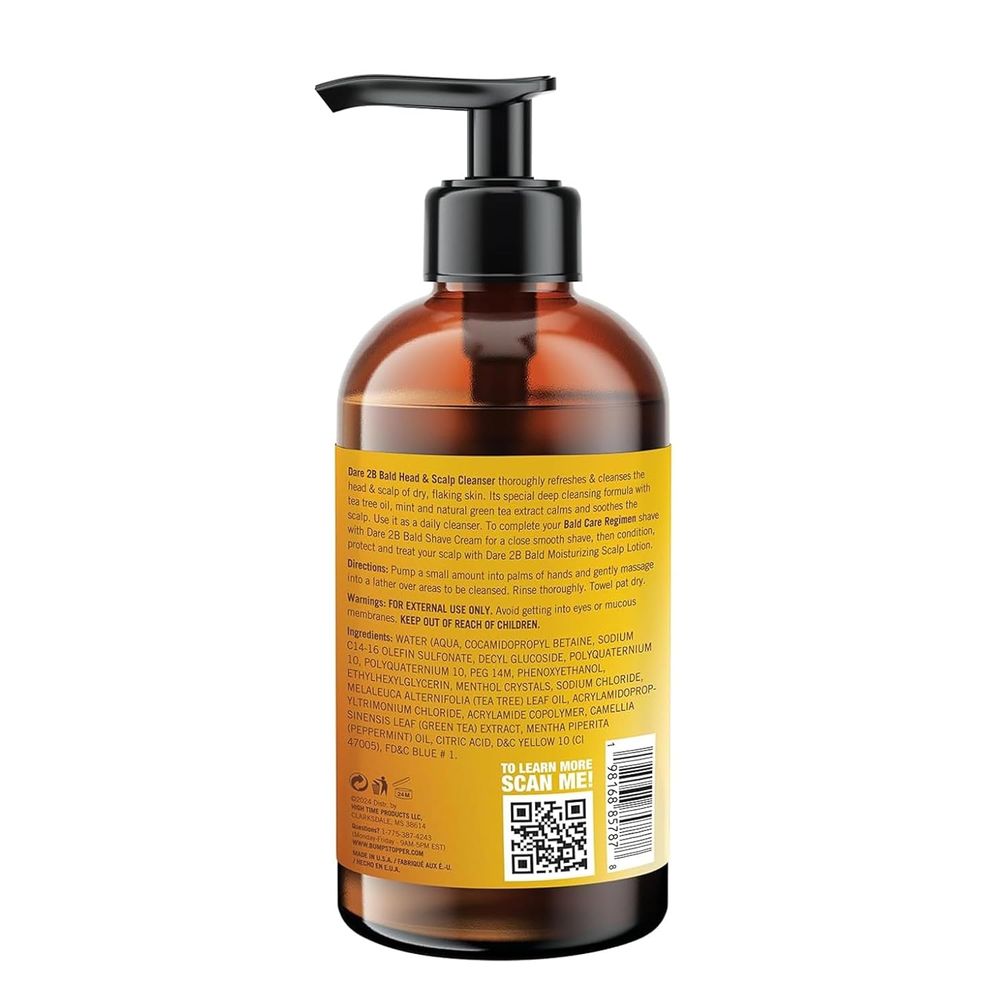 Dare 2B Bald Head & Scalp Cleanser – Deep Clean 8 oz - Beauty Exchange Beauty Supply