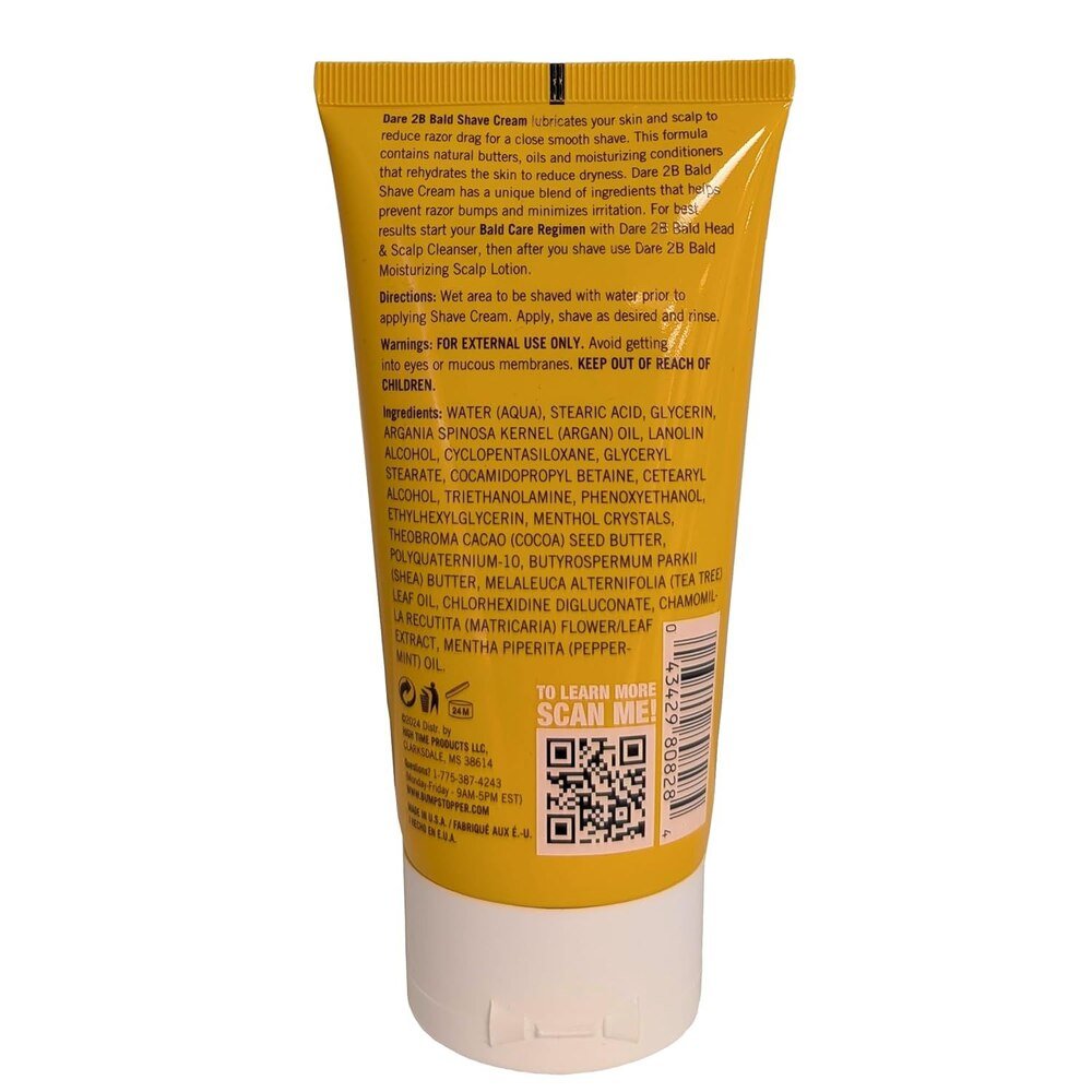 Dare 2B Bald Shave Cream – Shave for Bald Heads 5 oz - Beauty Exchange Beauty Supply
