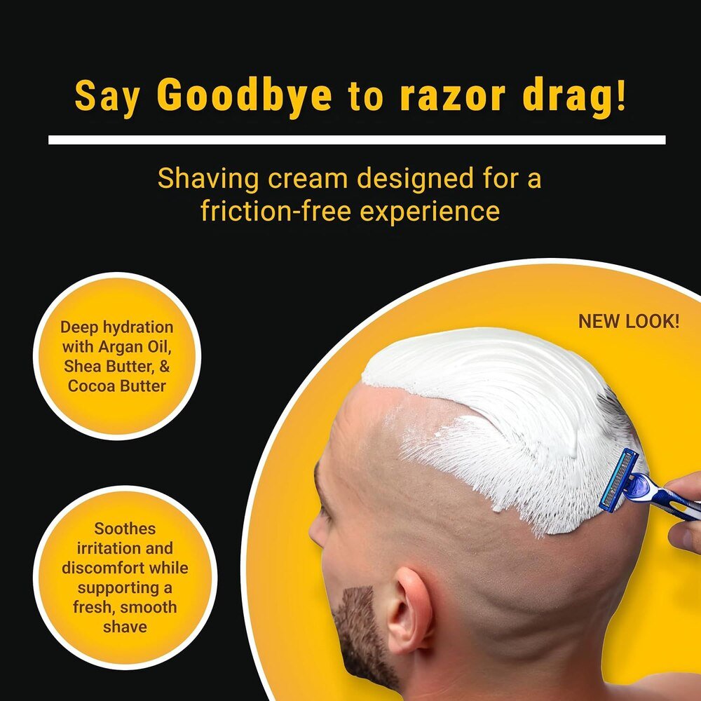 Dare 2B Bald Shave Cream – Shave for Bald Heads 5 oz - Beauty Exchange Beauty Supply