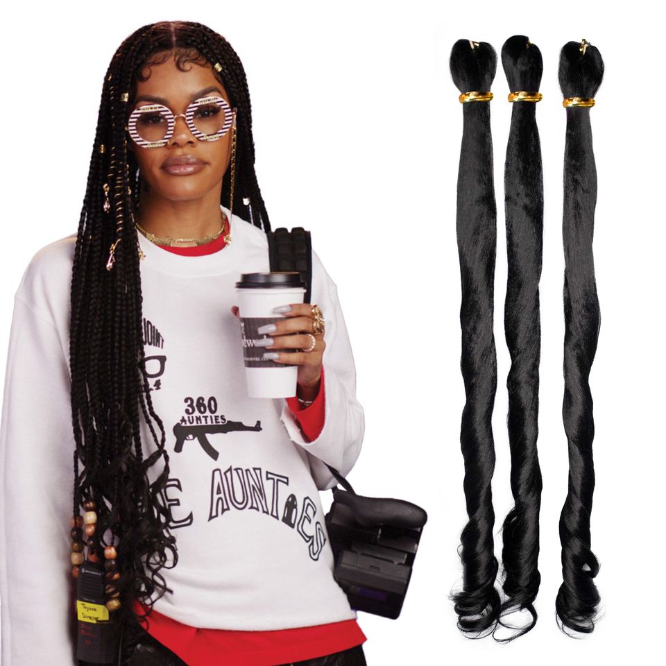 Darling Loose Body Waves Braids Hair Extensions Pre-Stretched 3X Pack 52" - Beauty Exchange Beauty Supply