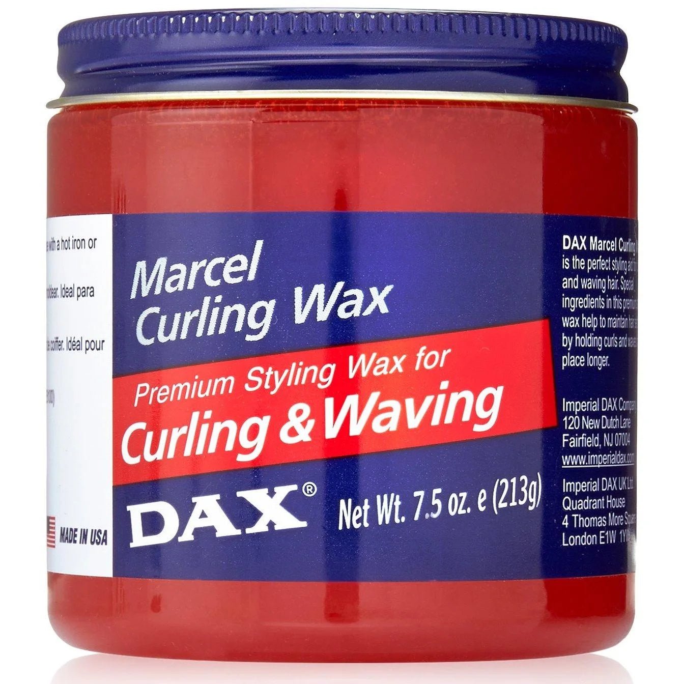 DAX Curling & Waving Wax –Styling Hold & Shine – 7.5 oz - Beauty Exchange Beauty Supply