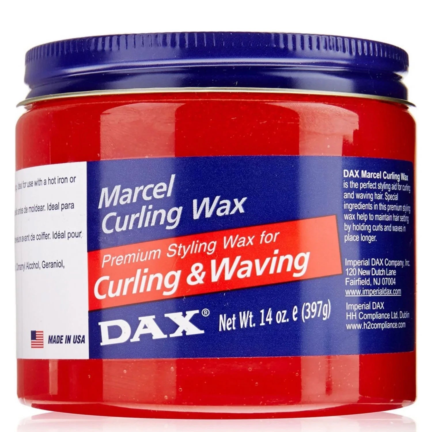 DAX Marcel Curling Wax – Heat Styling Hold & Shine – 14 oz - Beauty Exchange Beauty Supply