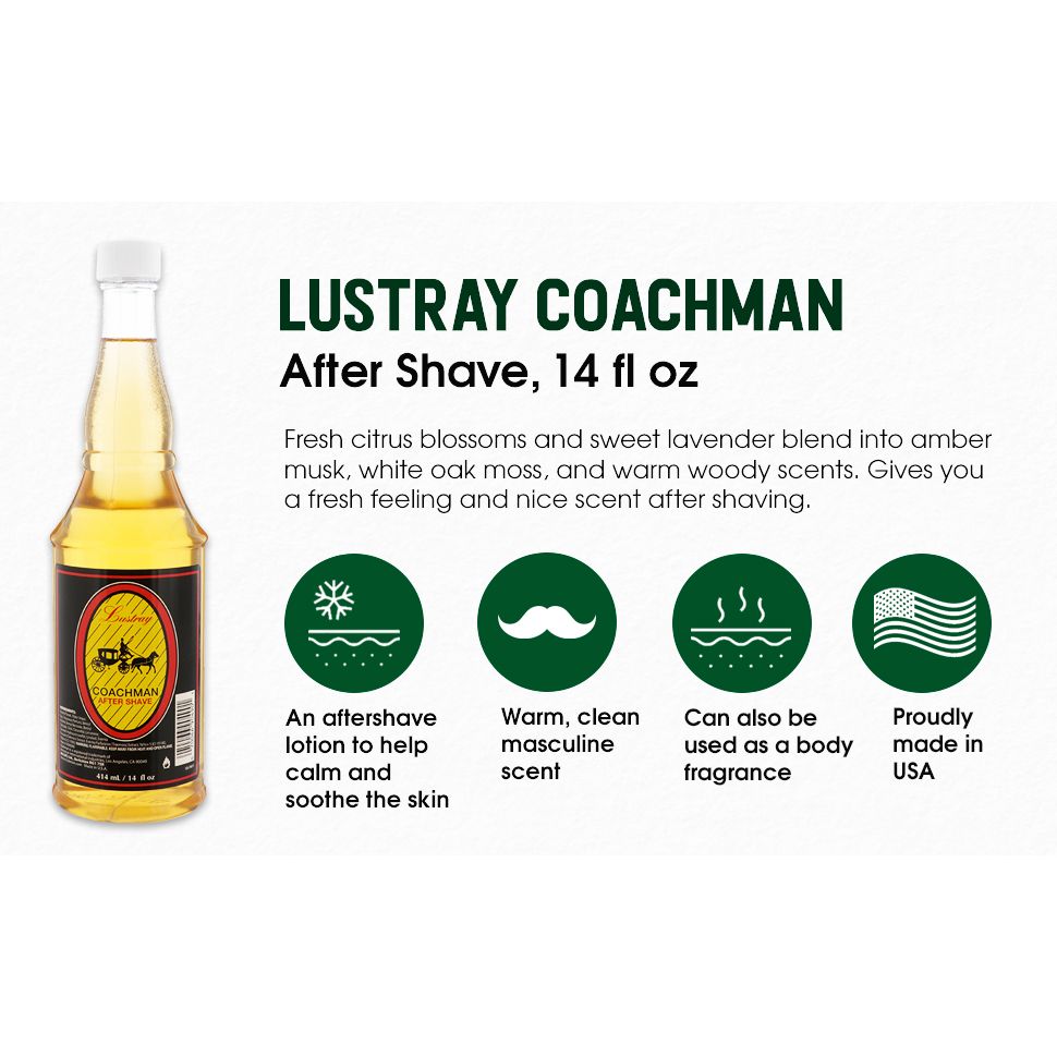 Lustray After Shave Lotion – 14 oz