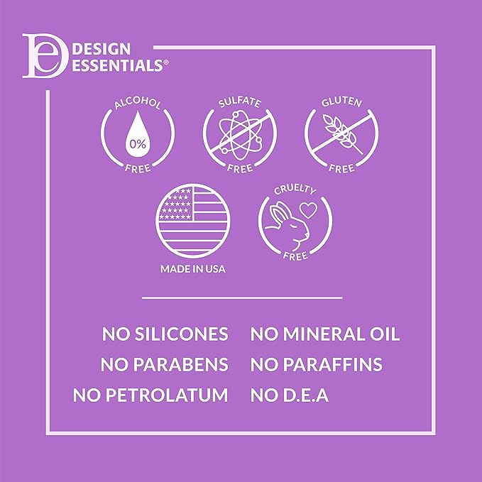 Design Essentials Agave & Lavender Moisturizing & Detangling Conditioner – Silk Press & Blow - Dry Collection (12oz) - Beauty Exchange Beauty Supply