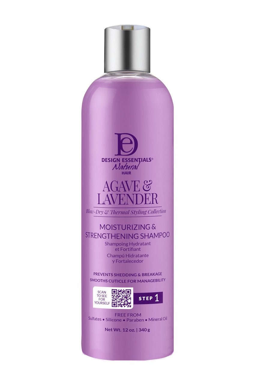 Design Essentials Agave & Lavender Shampoo - 12 oz - Beauty Exchange Beauty Supply
