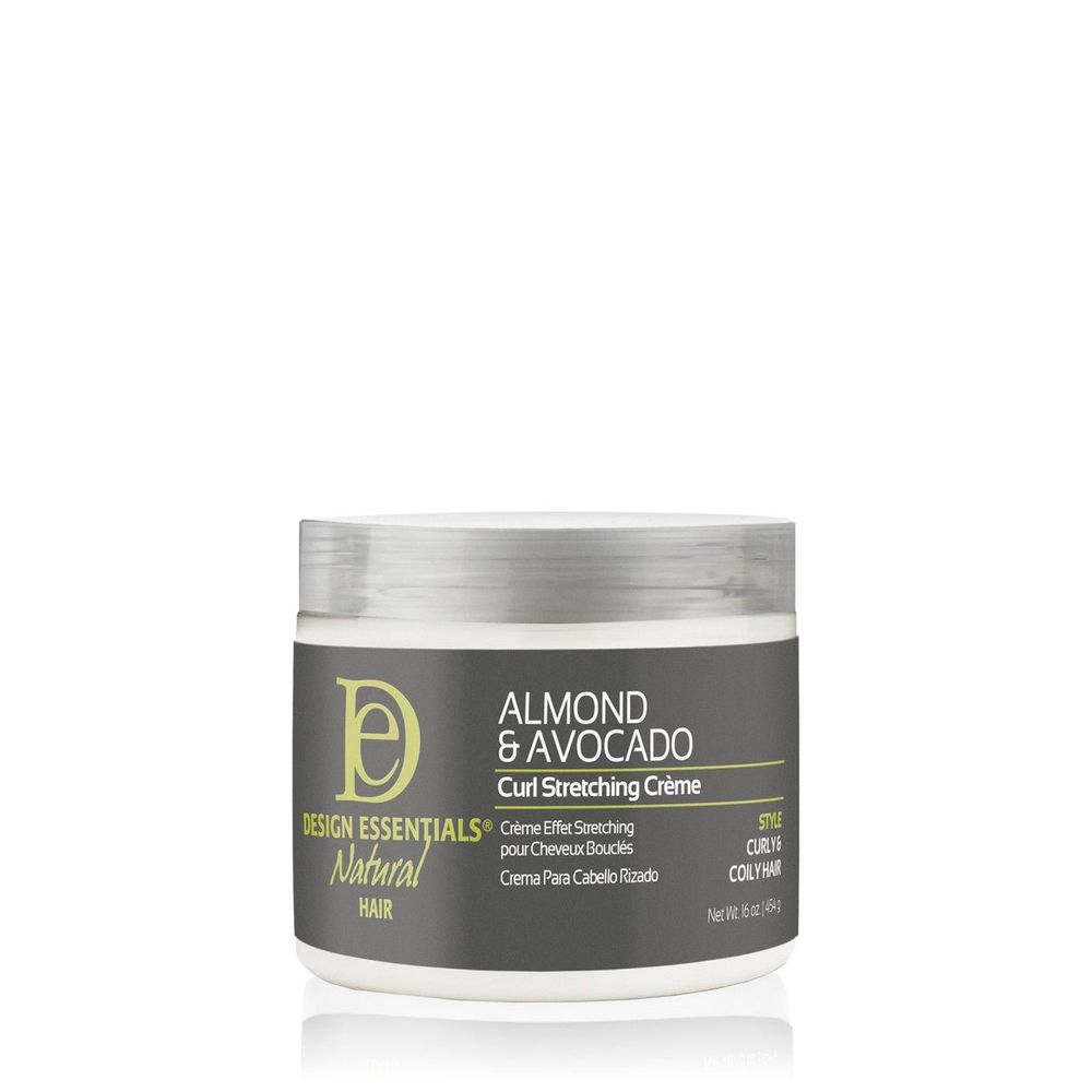 Design Essentials Almond & Avocado Curl Stretching Crème – 16 oz - Beauty Exchange Beauty Supply
