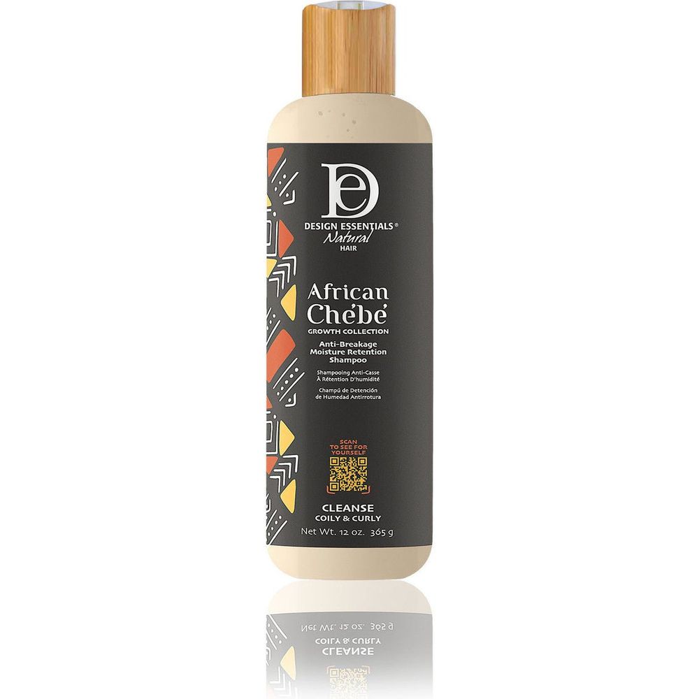 Design Essentials Chebe Anti - Breakage Moisture Retention Shampoo – Strengthening & Hydrating Cleanser for Dry, Fragile Hair (12oz) - Beauty Exchange Beauty Supply