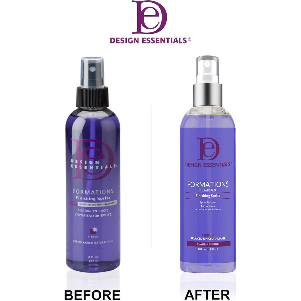 Design Essentials Formations Finishing Spritz โ Firm Hold & Shine - Control Hair Spray (8oz) - Beauty Exchange Beauty Supply
