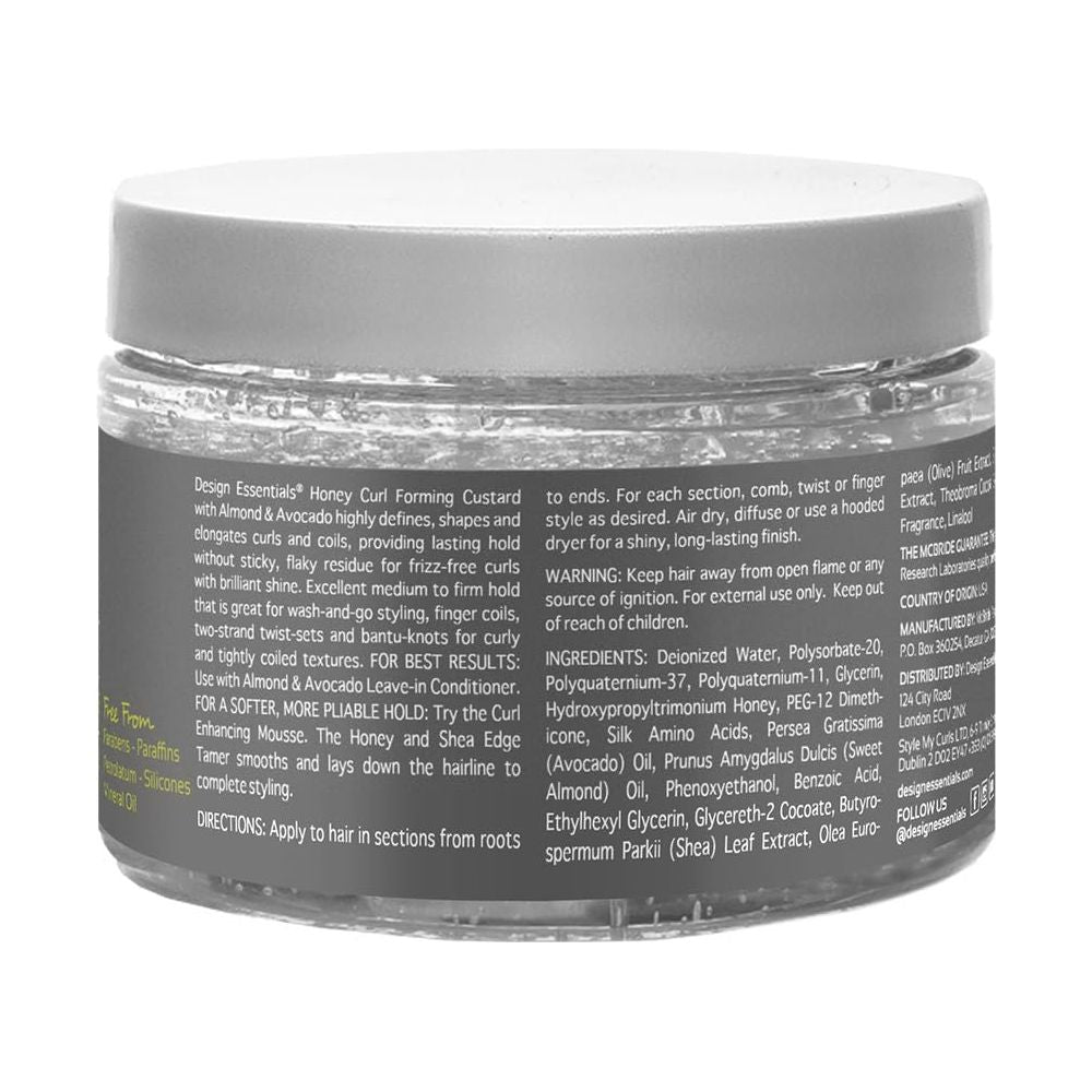 Design Essentials Honey Curl Forming Custard – 12 oz - Beauty Exchange Beauty Supply