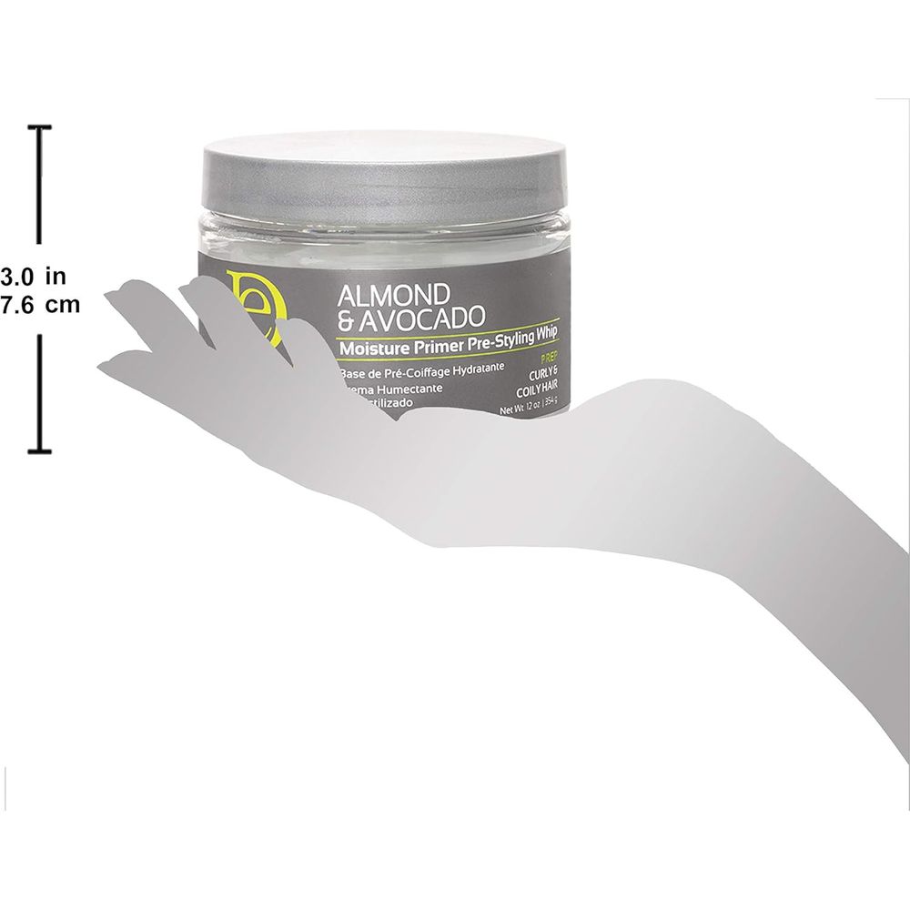 Design Essentials Moisture Primer Pre - Styling Whip 12 oz – Smooth, Hydrate & Prep Hair for Flawless Styling - Beauty Exchange Beauty Supply