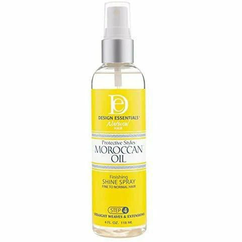 Design Essentials Moroccan Oil Shine Spray – 4 oz - Beauty Exchange Beauty Supply