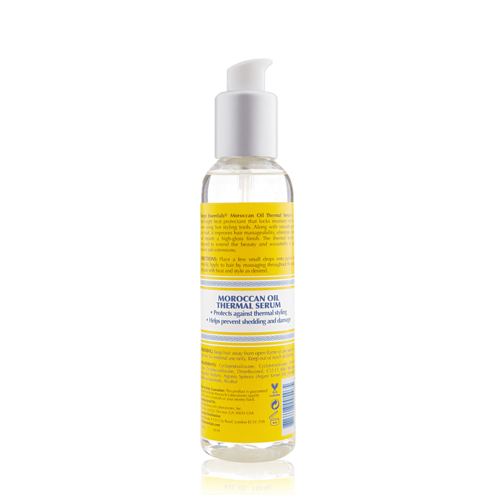 Design Essentials Moroccan Oil Thermal Serum – 4oz - Beauty Exchange Beauty Supply