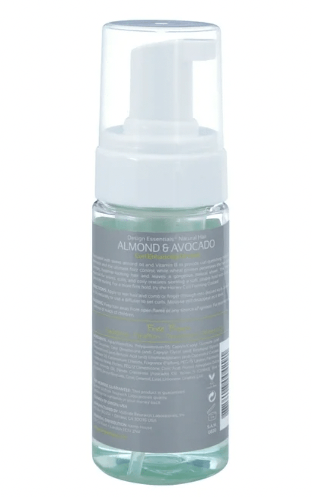 Design Essentials Natural Almond & Avocado Curl Enhancing Mousse - 10 oz - Beauty Exchange Beauty Supply