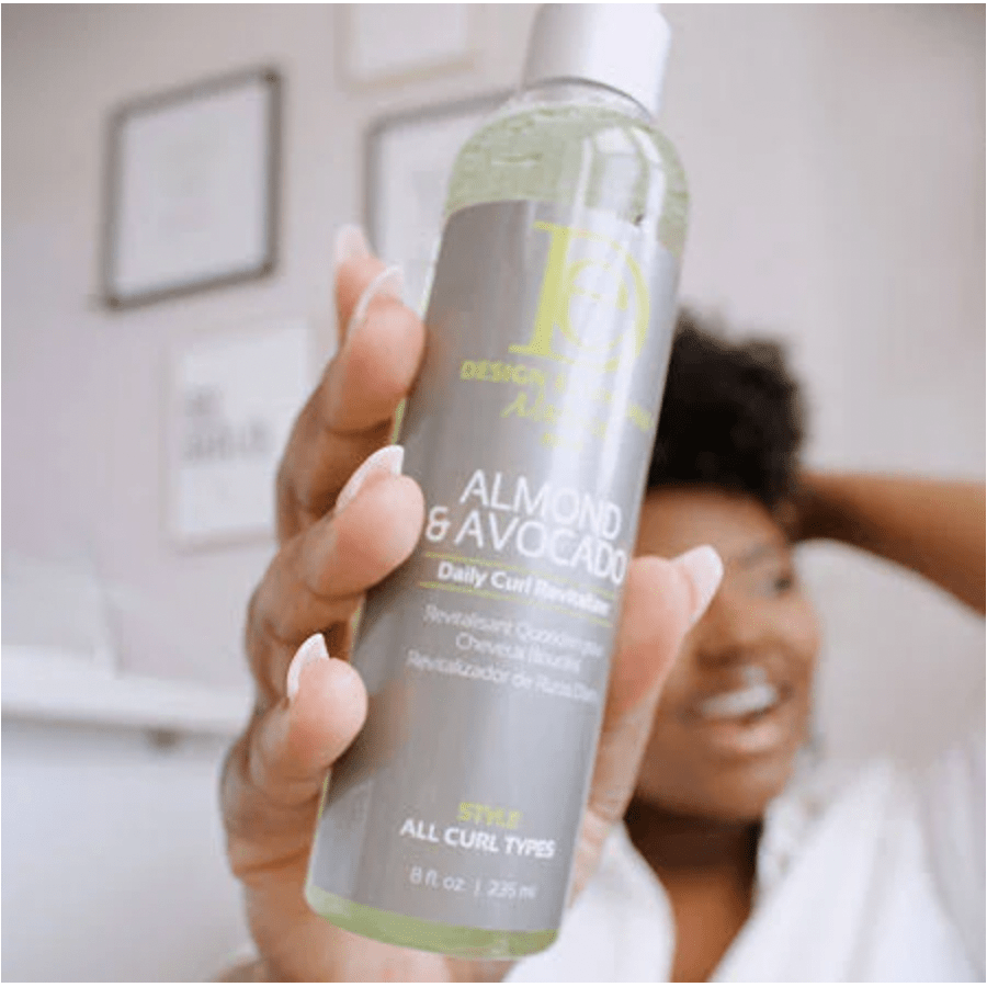 Design Essentials Natural Almond & Avocado Daily Curl Revitalizer – Refreshes, Hydrates & Defines – 8 oz - Beauty Exchange Beauty Supply