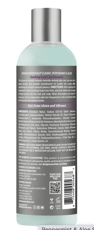 Design Essentials Peppermint & Aloe Conditioner – 12 oz - Beauty Exchange Beauty Supply