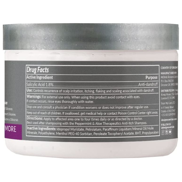 Design Essentials Peppermint & Aloe Therapeutics Anti - Itch Treatment 5 oz – Soothe, Cool & Refresh Dry, Itchy Scalp - Beauty Exchange Beauty Supply