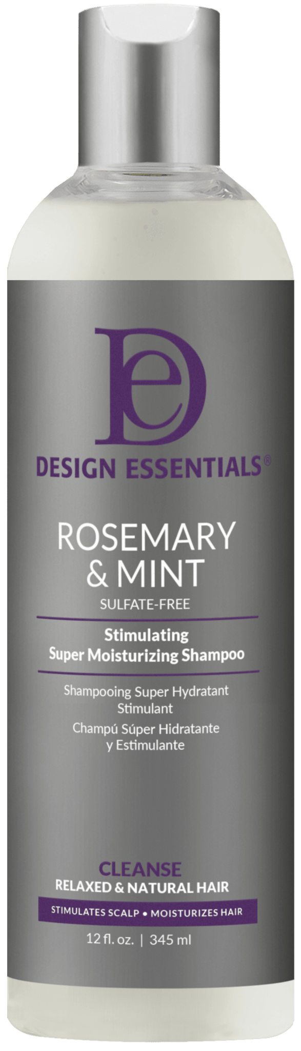 Design Essentials Rosemary & Mint Stimulating Shampoo – 12 oz - Beauty Exchange Beauty Supply