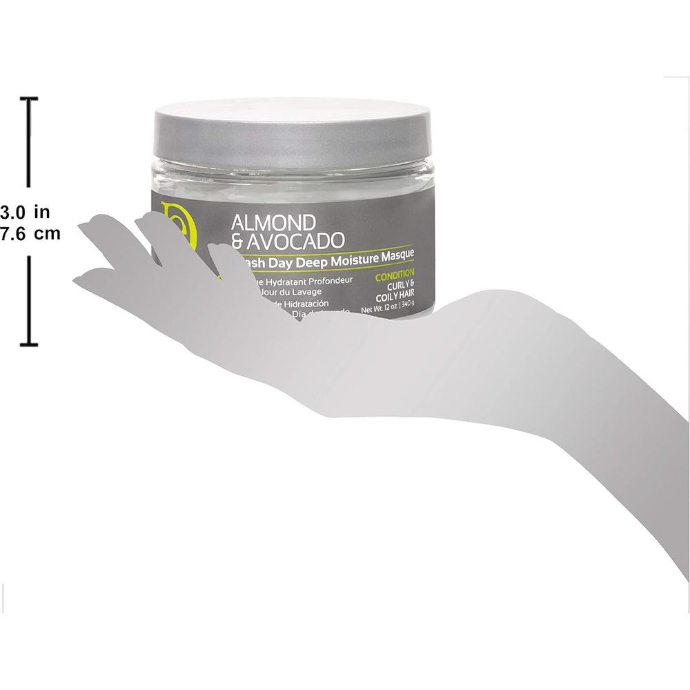 Design Essentials Wash Day Deep Moisture Masque 12 oz โ Intense Hydration & Slip for Curly, Coily, and Natural Hair - Beauty Exchange Beauty Supply