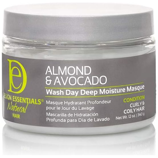 Design Essentials Wash Day Deep Moisture Masque 12 oz โ Intense Hydration & Slip for Curly, Coily, and Natural Hair - Beauty Exchange Beauty Supply