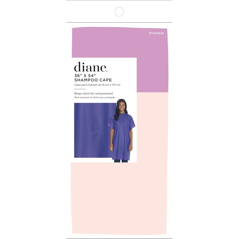 Diane Shampoo Cape – Water - Resistant, Lightweight Salon Cape - Beauty Exchange Beauty Supply
