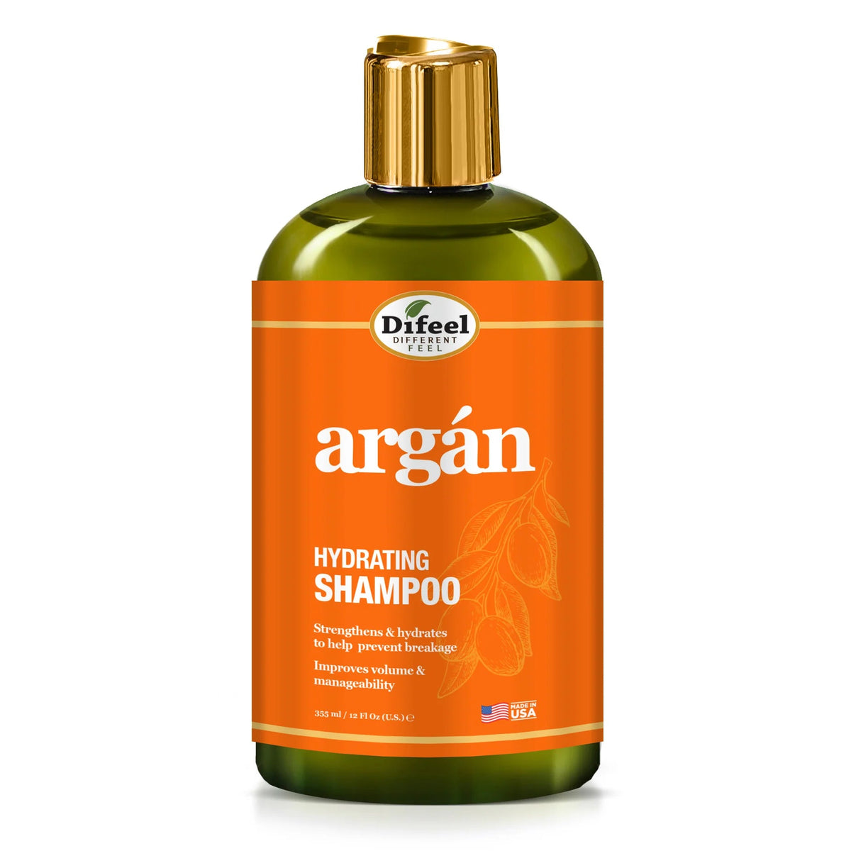 Difeel Argan Hydrating Shampoo – 12 oz - Beauty Exchange Beauty Supply