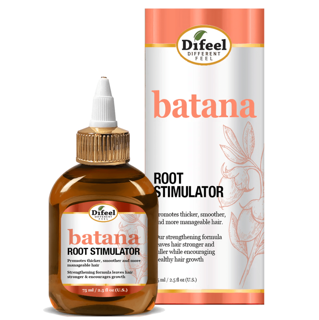 Difeel Batana Hair Oil & Root Stimulator โ 2.5 oz - Beauty Exchange Beauty Supply