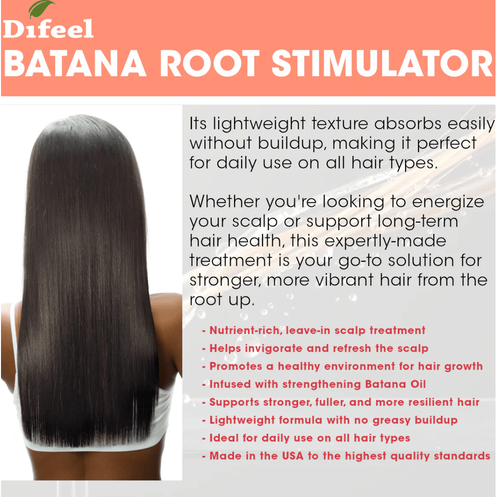 Difeel Batana Hair Oil & Root Stimulator – 7.1oz - Beauty Exchange Beauty Supply