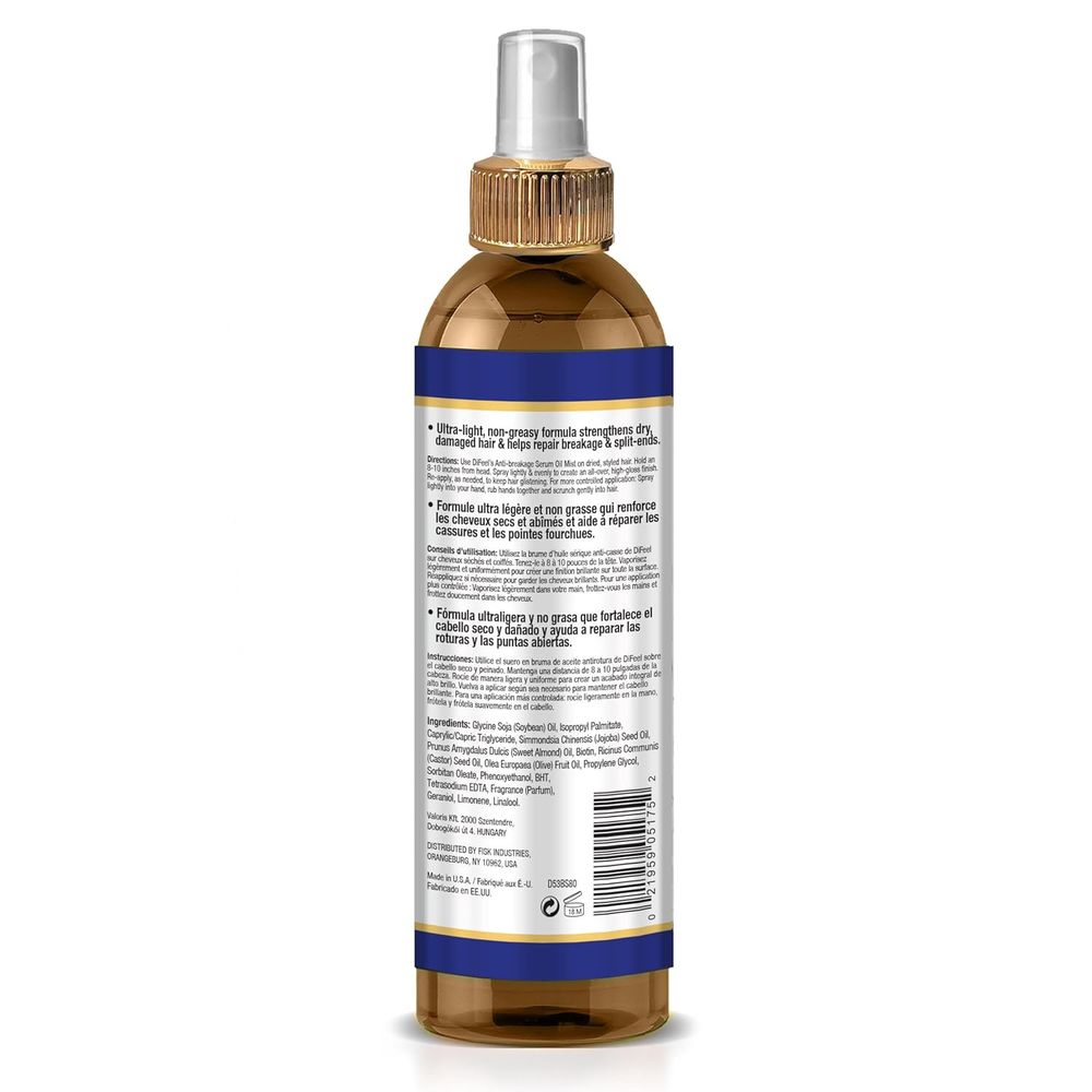 Difeel Biotin Anti - Breakage Serum Oil Mist 8 oz - Beauty Exchange Beauty Supply