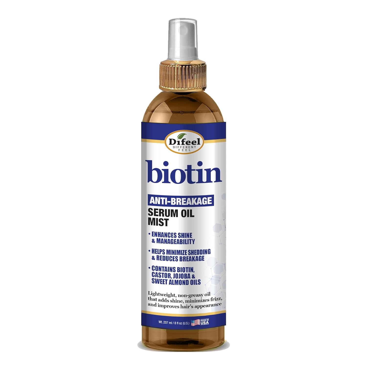 Difeel Biotin Anti - Breakage Serum Oil Mist 8 oz - Beauty Exchange Beauty Supply