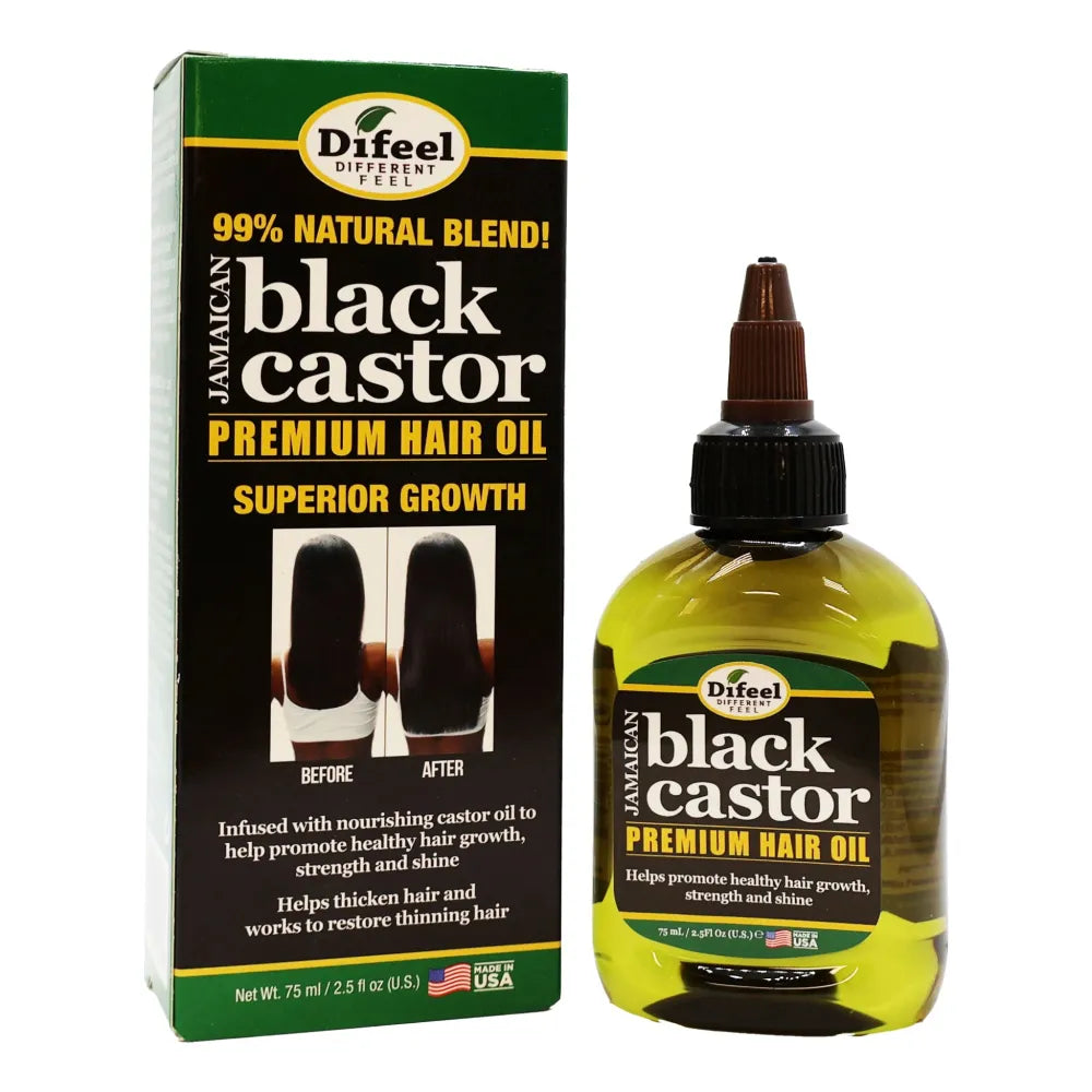Difeel Jamaican Black Castor Oil – Growth 2.5 oz - Beauty Exchange Beauty Supply